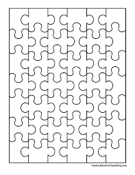 Putting a puzzle together makes a great family activity. 42 Pieces Blank Puzzle Puzzle Piece Template Printable Puzzle Pieces Templates Printable Puzzles
