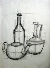 Draw a line coming down from the brow line off. Art7a Beginning Drawing And Composition With William Smith Proportions Cats Art Drawing Still Life Sketch Landscape Pencil Drawings