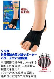 ソルボ外反母趾内反小趾サポーターパワーメッシュ固定型