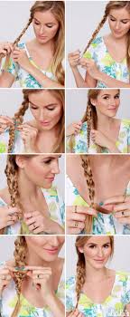 To do double french braids, start by dividing your hair down the center of your head. Double Braid Hair Tutorial Women S Essential