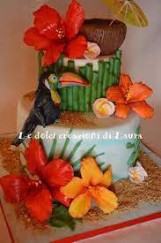 Tropicana Cake Colorful Wedding Cakes Cake Disco Cake
