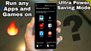 To spare battery on your android phone and solve issues as unreasonable power use, this application offers astute components and adaptable profiles that enhances the battery life. How To Run Any Apps On Ultra Power Saving Mode Samsung Youtube