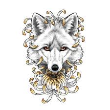 Mandala tête de loup 3. Dessin Tatouage Tete De Loup Louragan