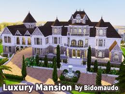 Bidomaudo S Luxury Mansion For Celebrity Mansions Luxury Mansions Sims 4 House Design