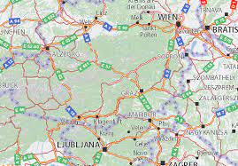 Pourquoi toutes les cartes du monde sont fausses. Carte Michelin Steiermark Plan Steiermark Viamichelin
