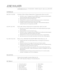 correction officer resume examples and
