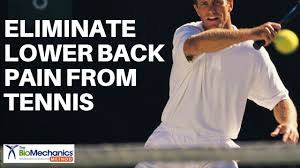 Eliminate Lower Back Pain From Tennis Youtube
