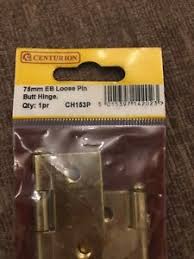 We did not find results for: 75mm Eb Loose Pin Butt Door Hinges X 1pr C W Screws Centurion 5015397142023 Ebay