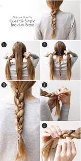 Pin By B First On Hair Easy Braids Braided Hairstyles Easy Medium Hair Styles