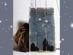 Adventsdeko Draussen Advent Dekoration Rustikal Haustur Weihnachten Deko Vintage Christmas Sign Christmas Signs Christmas Wall Art