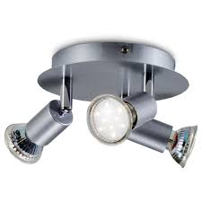 Oft sind die leuchtköpfe auch flexibel. Led Deckenstrahler Deckenspot 3 Flammig Matt Nickel Bk Licht Eu
