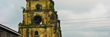 sinking bell tower, laoag city, ilocos