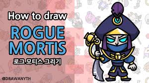 Mortis calls forth a swarm of vampire bats that. How To Draw Rogue Mortis Brawl Stars New Skin Youtube
