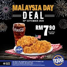 Treat yourself to 6 pieces jalapeño bombers and 3 pieces of. Texas Chicken Malaysia Day Promotion 16 September 2020 Chicken Food Menu Promotion