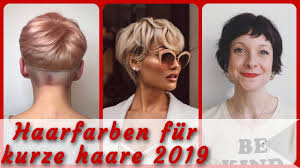Frisuren 2018 damen frisuren trends frauen frühjahr sommer 2018. 20 Frisurideen Fur Haarfarben Fur Kurze Haare 2019 Youtube