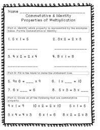(2+3.4) + 6 = 2 + (3.4 + 6) associative property of addition (i chose this) commutative property of multipliction inverse property of multiplication commutative property of addition math which property is shown by 0+9=9 a.) distributive property b.) commutative property of addition c.) identity property of addition d.) associative property of. Commutative Amp Identity Property Activity Sheet And Sort Check Your Students Knowledge Of These Concepts By Using These In 2021 Commutative Classroom Info Identity