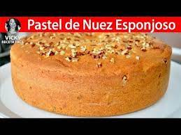 Pastel De Nuez Esponjoso Vickyrecetafacil Youtube Almond Cakes Food Pecan Cake