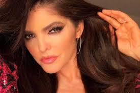 She works in a movie in 2002, named todo contigo. so, this was a television film and she works in it. Ana Barbara Hits With A Fitted Asymmetric Brown Skirt And Black Leather Knee High Boots Archyworldys
