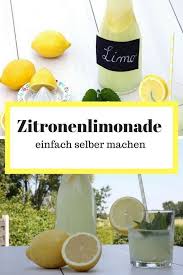 Zitronenlimonade Selbstgemacht In 2020 Zitronen Limonade Limonade Zitrone