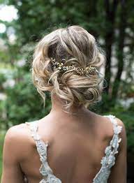 6 Romantic Wedding Hairstyles That Will Make Him Fall In Love All Over Again Wilkie Hair Vine Wedding Crown Hairstyles Bride Hairstyles