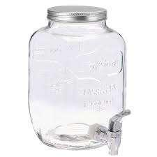 Tired of losing your marbles, or your buttons? Mason Jar Glass Beverage Dispenser Kitchen Bits