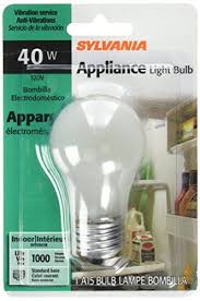 Sylvania Lighting 10117 40w A15 Appliance Bulb 0 02 3 1 2 Overall Length Bulb Type Of A 15 Average Life Of 1 000 Hours Home Improvement Sylvania Bulb