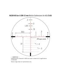 First focal plane (ffp) reticles are located within the riflescope near the windage and on the third turn of rotation, the indicator will be fully extended. Vortex Razor Hd Gen Ii 4 5 27x56 Ffp Ebr 2c 25 Moa Golden Guns Tackle Ltd