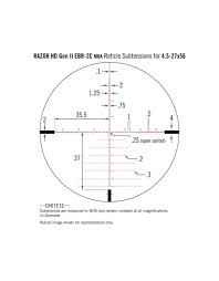 Some combinations of rifle, base and rings. Vortex Razor Hd Gen Ii 4 5 27x56 Ffp Ebr 2c 25 Moa Golden Guns Tackle Ltd