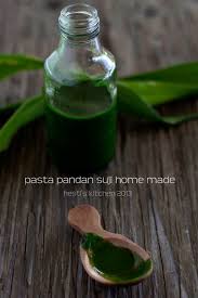 Pasta Pandan Suji Coklat Makanan Penutup Resep