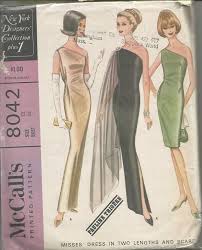 1960s One Shoulder Evening Dress Cocktail Dress Scarf Greek Goddess Pauline Trigere Mccall S 8042 Bust 32 Women S Vintage Sewing Pattern Vintage Dresses 1960s Scarf Dress Retro Outfits