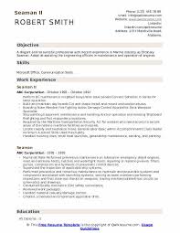 Seaman Resume Samples Qwikresume