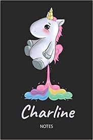 Olá docinhos :3 este livro colocarei imagens,fotos,artes,telas de bloqueios e entre outros. Buy Charline Notes Noms Personnalise Carnet De Notes Journal Pour Les Filles Et Les Femmes Kawaii Licorne Petant Arc En Ciel Accessoires De Licorne Cadeau Original Anniversaire Femme Book Online At