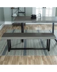 Capacity wood block vise, 4 anvil pegs and 4 drawer bench hardwood. Deals For Carbon Loft Barnett 60 Inch Solid Wood Dining Bench Grey