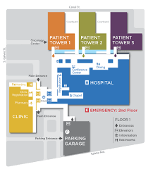 directions and parking medical center in new orleans