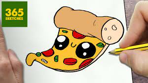 How To Draw A Pizza Cute Easy Step By Step Drawing Lessons For Kids Youtube This tutorial shows the sketching and drawing steps from start to finish. how to draw a pizza cute easy step by step drawing lessons for kids