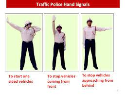 Maybe you would like to learn more about one of these? Traffic Police Hand Signals Shrusti Motor Driving School Facebook