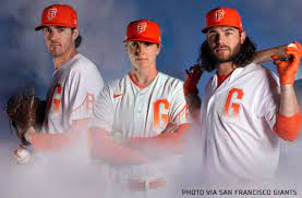 San francisco giants' heliot ramos (80) walks back to the. San Francisco Giants Release New City Connect Uniforms Towering Above The Fog Sportslogos Net News