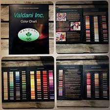 valdani actual threads color chart 197 colors special offer