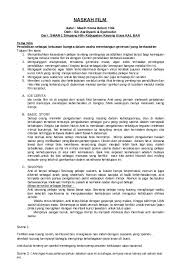 Film hollywood memang nggak ada matinya. Doc Skenario Film Pemalas Agok Dan Anti Simpang Production Academia Edu