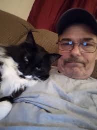 This is garlic 🧄 he is the biggest cuddle bug and a purr machine 🖤