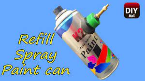 I primed the fender and then went out and sprayed a small toyota corolla. How To Reuse Refill Empty Spray Paint Can Dm Youtube