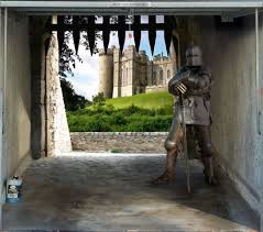 Fotoplane Fur Garagentor Ritterburg Garage Mural Ritterburg Ritterburg Garagentor Garage