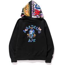 Kid Cudi Bape Store Nyc 10th Shark Full Zip Hoodie 401 Liked On Polyvore Featuring Bape Hoodies Sweaters And Tops Mens Hoodies Casual Bape Hoodie Bape