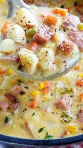 Ham And Potato Corn Chowder Recipe Easy Soup Recipes Fall Soup Recipes Soup Recipes