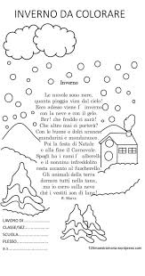 Libretto Con Poesia Da Colorare Per La Stagione Invernale Maestramaria Inverno Poesia Brevi Poesie