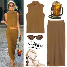 We did not find results for: Emily Ratajkowski Brown Knit Top And Skirt Steal Her Style