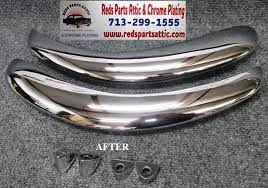 1950 Pontiac Front Bumper Ends After Restoration Photos Truck Bumpers Classic Cars Chrome Plating