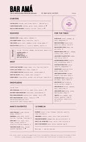 Art Of The Menu Bar Ama Menu Design Layout Menu Design Inspiration Menu Design