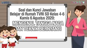 Try the suggestions below or type a new query above. Soal Dan Kunci Jawaban Belajar Di Rumah Tvri Sd Kelas 4 6 Senin 10 Agustus 2020 Satuan Baku Panjang Youtube