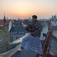 Prague Rooftop Shogun Surveys Taika Waititi Rachel House Boy Pictures